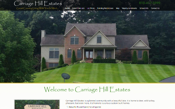Visit Carriage Hill Estates.com. This link opens new window.