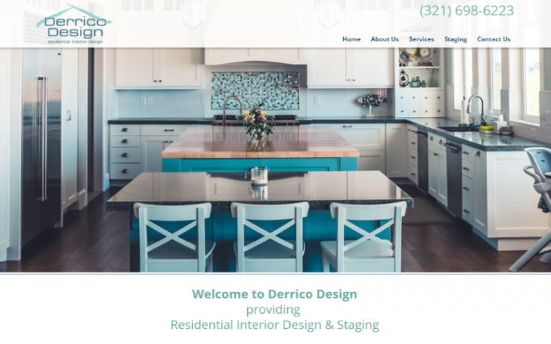 Derrico Design home page
