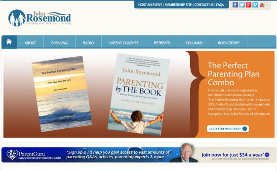 Visit John Rosemond's Parent Guru Website . This link opens new window.