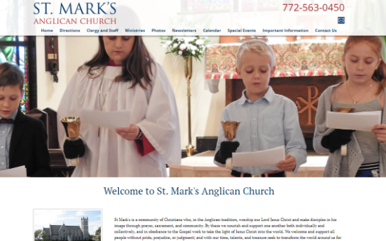 Visit the St. Mark's Anglican Church of Vero Beach website. This link opens new window.
