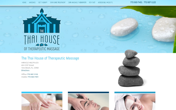 Thai House Therapeutic Massage. Opens new window.