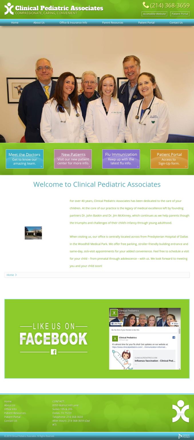 Clinical Pediatrics Website. Opens new window.